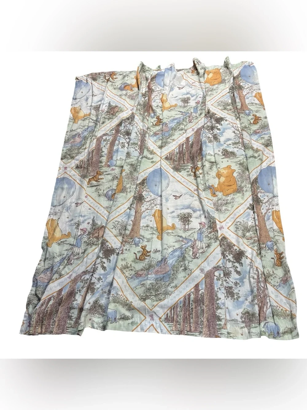 Disney Classic Winnie The Pooh and Friends Tigger Piglet Eeyore Shower Curtain
